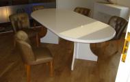 8 seater modern meeting table white gloss surrey