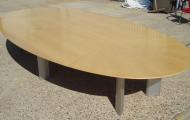 maple veneer large boardroom table used reading newbury berkshire 