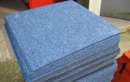 used commercial grade carpet tile blue newbury berks
