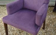 purple lounge chair with arms pub hotel newbury reading 
