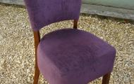 purple dining chair no arms newbury reading berkshire  hotel restaurant 