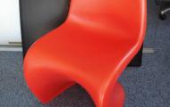 vitra panton chair red iconic designer newbury reading berkshire