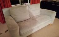 heals 2 seater sofa mint green berkshire