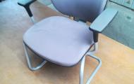 orangebox joy  cantilever meeting chair with arms grey newbury berks