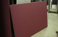 freestanding screen office partition burgundy fabric newbury berks 