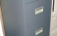 silverline midi 4 drawer filing cabinet used dark grey metal newbury basingstoke 