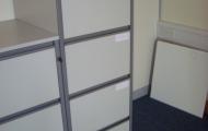 4 drawer light grey mfc filing cabinet newbury berkshire basingstoke hampshire 