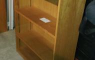 oak veneer bookcase 1000mm H reading berkshire 