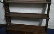 used traditional style wall mounted shelving unit with drawers newbury berks