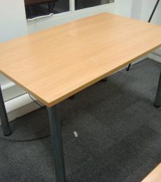 beech 1.3m x 0.8m training table post legs reading newbury berkshire 