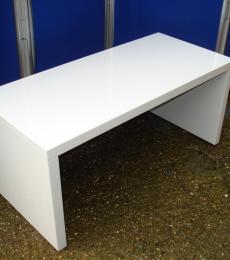 used white gloss rectangular coffee table office reception newbury berkshire