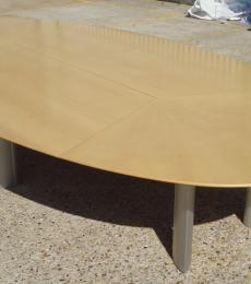 maple veneer large boardroom table used reading newbury berkshire 