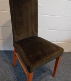 dark green dining chair without arms newbury reading berkshire 