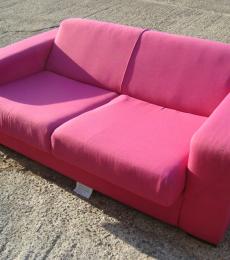 pink 2 seater sofa newbury reading berkshire
