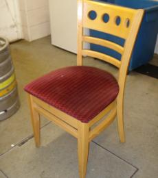 used natural beech dining chair home staff room cafe surrey