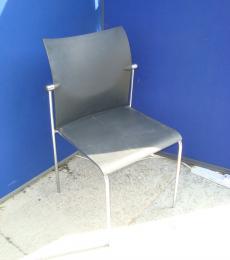 Rovo Visitor Chair (stackable) Black Plastic Finish without Arms.