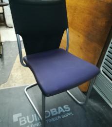 brunner cantilever meeting chair purple office designer newbury berks 