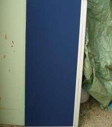 1.2m desk screen partition blue reading newbury basingstoke 