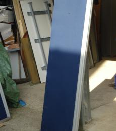1.8 desk screen partition blue acoustic board berkshire