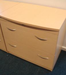 bow front lateral filing cabinet 2 drawer 